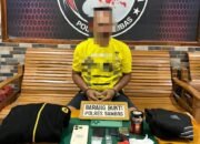 Polres Sambas Ringkus Pengedar Sabu Inisial BD di Semparuk Kuala