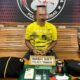 Tersangka pengedar narkoba di Semparuk Kuala insial BD.