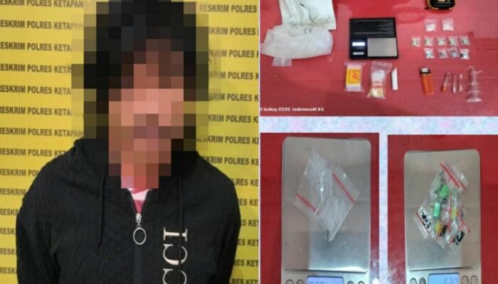 Satresnarkoba Polres Ketapang Ringkus Kurir Sabu dan Ekstasi di Kendawangan