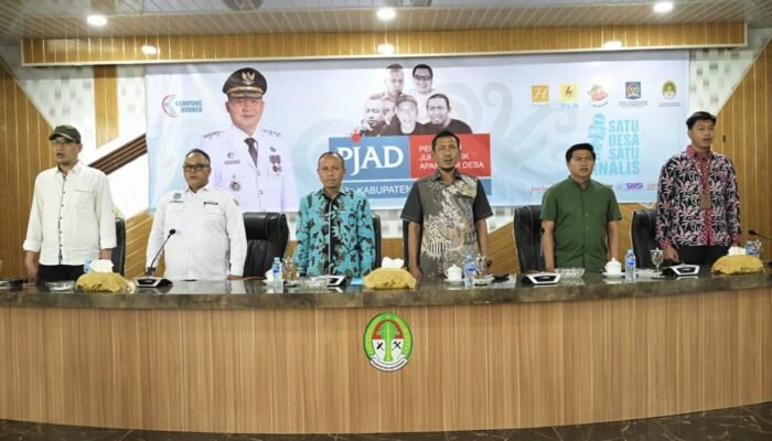 Wujudkan Satu Desa Satu Jurnalis, Aparatur Desa Se-Kabupaten Ketapang Ikuti Pelatihan Jurnalistik