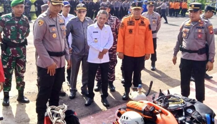 Polres Ketapang Gelar Apel Tanggap Darurat Bencana Hidrometeorologi 2025