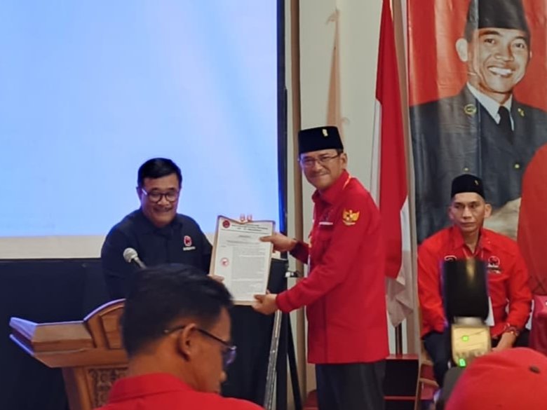 Ferdinan Syolihin Terpilih sebagai Ketua DPC PDIP Kabupaten Sambas.