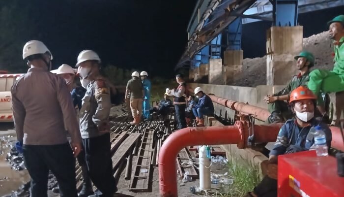 Empat Pekerja Terjatuh dari Cerobong PLTU Sukabangun, Dua Tewas di Lokasi