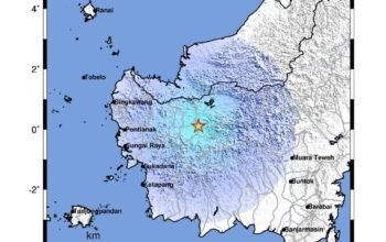 Sekadau Diguncang Gempa Tektonik 4,8 Magnitudo