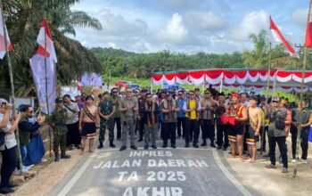 Jalan Inpres Rp19 Miliar di Subah Diresmikan, Akses Mulus Sungai Sapak Menuju Sepandak