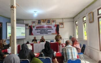 Penyerahan LPPD dan Laporan Keterangan Penyelenggaraan Pemerintahan Desa (LKPPD) Desa Pancur untuk Tahun Anggaran 2025 yang berlangsung di Gedung Serbaguna Desa Pancur, Selasa (27/1/2026).