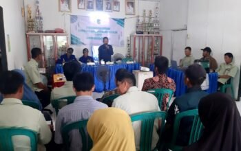 Penyampaian Laporan Penyelenggaraan Pemerintahan Desa (LPPD) di Balai Desa Tangaran, Kamis (29/1/2026).
