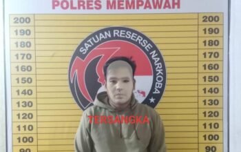 Residivis kasus narkoba inisial S ditangkap Satreskoba Polres Mempawah.