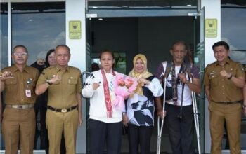 Sekda Ketapang Sambut Atlet Difabel Peraih Emas Paragames Thailand 2025