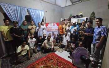 Momen Reses, Suprajeni Tingkatkan Silaturahmi dengan Masyarakat Desa Semperiuk B Jawai Selatan