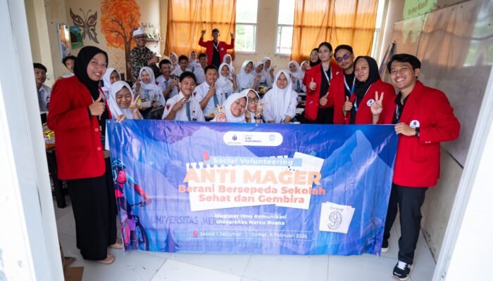 Mahasiswa Magister Ilmu Komunikasi Mercu Buana Dorong Gaya Hidup Aktif Lewat Edukasi Anti Mager di SMAN 1 Jatiluhur