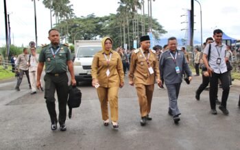 Bupati Erlina Bersama Forkopimda Hadiri Rakornas Pusat–Daerah