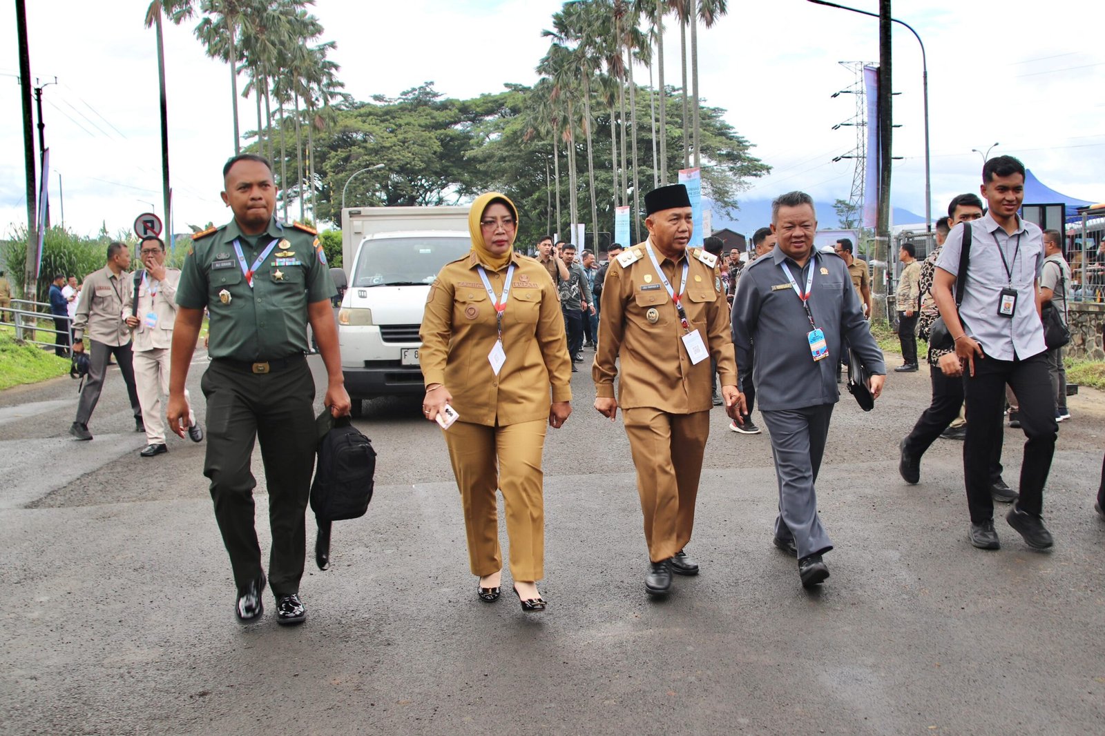 Bupati Erlina Bersama Forkopimda Hadiri Rakornas Pusat–Daerah