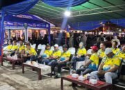 Pembukaan liga voli kampung se-Kabupaten Mempawah.