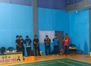 Kadis Parpora Sambas Buka Kejuaraan Badminton U90 dan U100, Figo Beri Dukungan