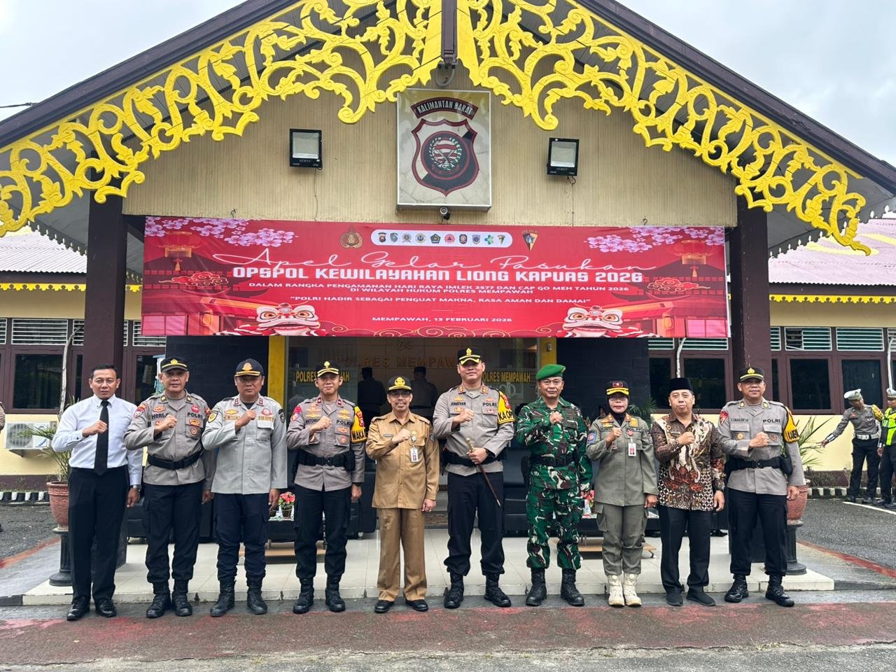 Polres Mempawah Gelar Apel Operasi Liong Kapuas 2026