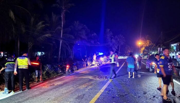 Tiga Pelajar Meninggal Dunia Kecelakaan di Jalan Raya Senggiring Mempawah