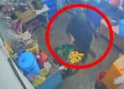 Pencuri bertopeng sarung bobol kantin sekolah Methodist Sungai Pinyuh.