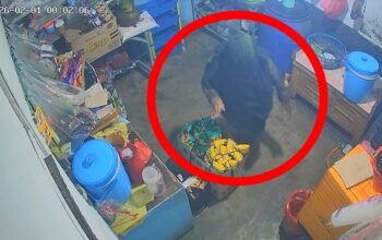 Pencuri bertopeng sarung bobol kantin sekolah Methodist Sungai Pinyuh.