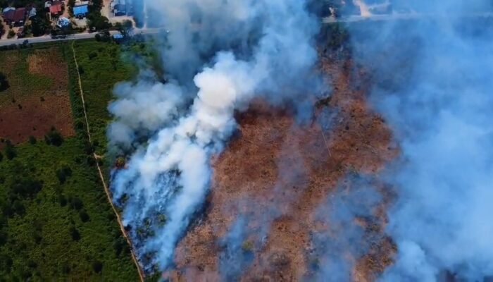 Karhutla di Desa Galang Semakin Meluas, 3 Warga Dilarikan ke Puskesmas dan Ada yang Mengungsi