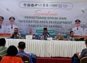 Ketua DPRD Kabupaten Sambas, H. Abu Bakar, S.Pd.I, menyambut positif pelaksanaan Sosialisasi Perhutanan Sosial dan Integrated Area Development (IAD)