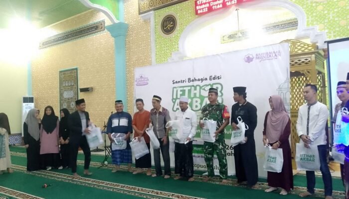 KCP Munzalan Kapuas Hulu Gelar Ifthor Akbar Bersama Ratusan Santri