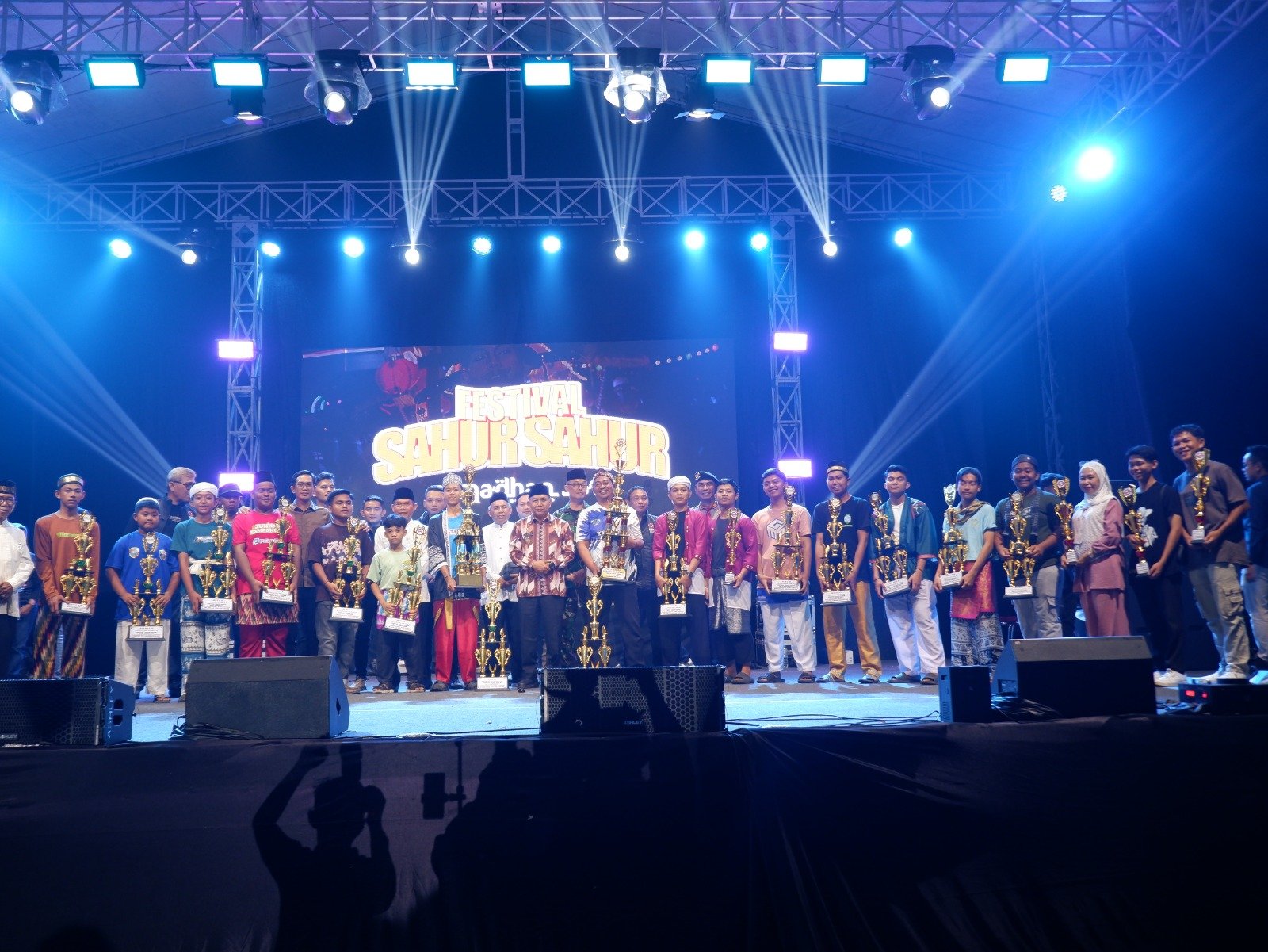 Momen penutupan festival Sahur-sahur ke-23 di Kabupaten Mempawah.