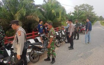 Polsek Toho Beri Pembinaan Remaja Balap Liar di Perbatasan Mempawah–Landak