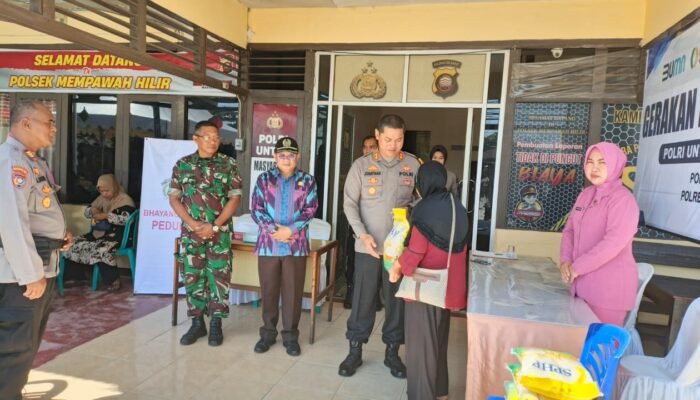 Ketua DPRD Mempawah Apresiasi Gerakan Pangan Murah Polri