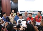 Gubernur Kalbar Ria Norsan saat diwawancarai bersama pihak Pertamina.