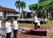 Apel Gabungan Hari Pertama Kerja, Bupati Erlina Tekankan Disiplin