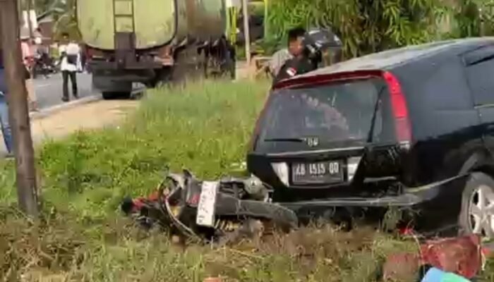 Kronologi Kecelakaan Maut di Sungai Pinyuh, Mobil Diduga Melebar ke Jalur Berlawanan