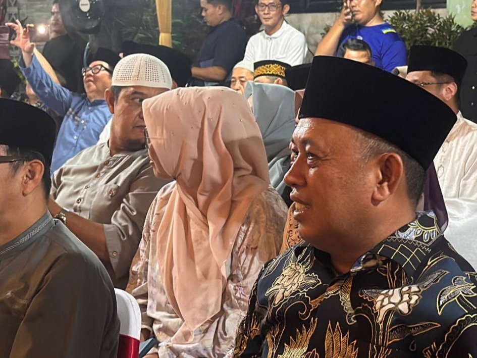 Wakil Ketua DPRD Kabupaten Mempawah, Riduan M Yusuf saat hadir di pembukaan Festival Sahur-sahur ke-23.