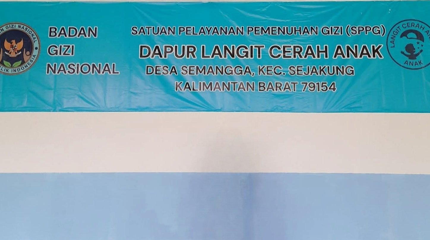 SPPG Langit Cerah Anak Desa Semanga Kecamatan Sejangkung Kabupaten Sambas/Foto Istimewa