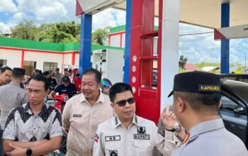 Satono Tinjau SPBU, Pastikan Stok BBM Sambas Aman Jelang Idulfitri