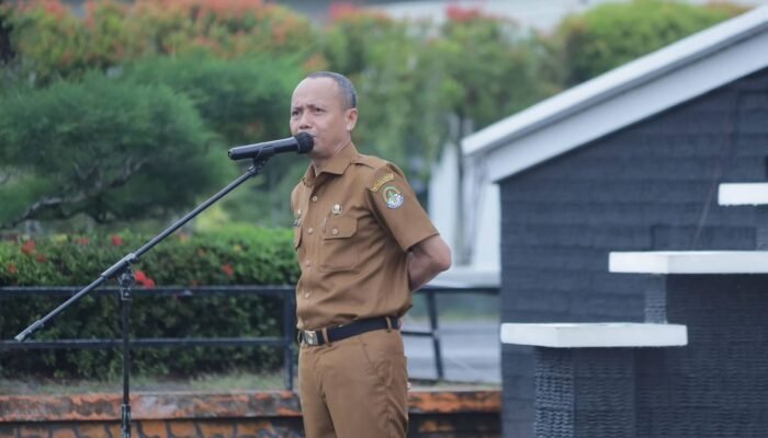 Sekda Pimpin Apel Pagi, Tekankan Disiplin dan Percepatan Kinerja Pasca Lebaran