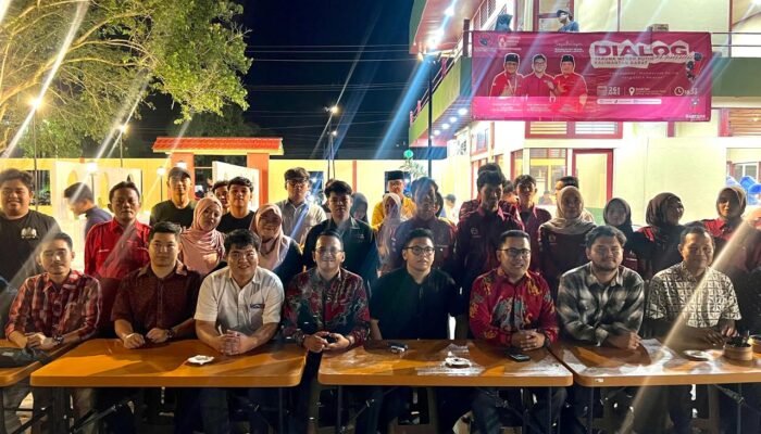 Libatkan Pemuda dan Mahasiswa, Taruna Merah Putih Sambas Gelar Diskusi Politik Bersma Melki