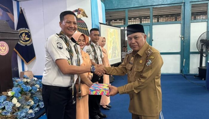 Wabup Juli Suryadi Hadiri Sertijab Karutan Mempawah, Tekankan Sinergi Pembinaan