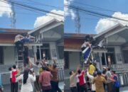 Aksi Heroik BRIPTU Dirga, Selamatkan Korban Kesetrum di Atap Bapas Sambas