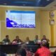 Sekretaris Dinas Perikanan, Peternakan dan Kesehatan Hewan Kabupaten Sambas, Junihardy, menyampaikan paparan dalam Forum Lintas Perangkat Daerah yang digelar Pemerintah Kabupaten Sambas, Kamis (2/4/2026).