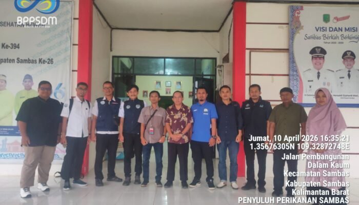 Dinas Perikanan Sambas Terima Tim Survei Kampung Nelayan Merah Putih 2026