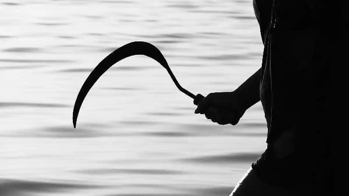 Ilustrasi perampokan menggunakan celurit.