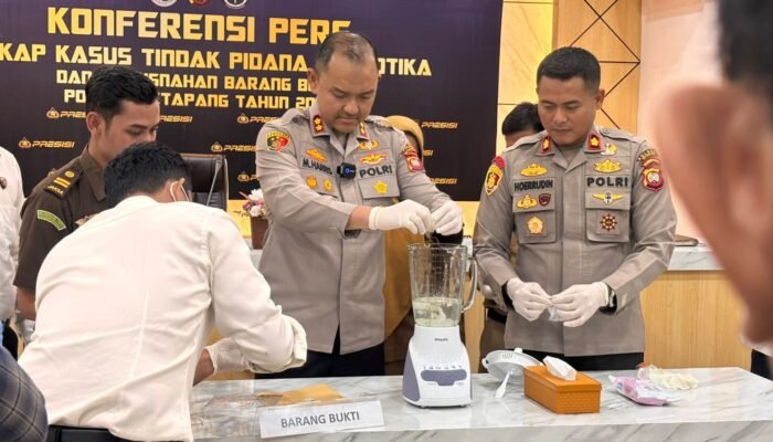 Polres Ketapang Ungkap 32 Kasus Narkoba, Air Upas Tertinggi
