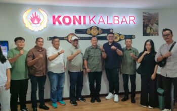 PERBASI Mempawah Koordinasi ke KONI Kalbar Bahas Pembinaan Atlet Basket