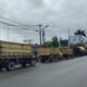 Antrean truk membeli solar subsidi di SPBU Sungai Pinyuh, Kabupaten Mempawah, Senin 18 Mei 2026/Foto Jejaring Kalbar.