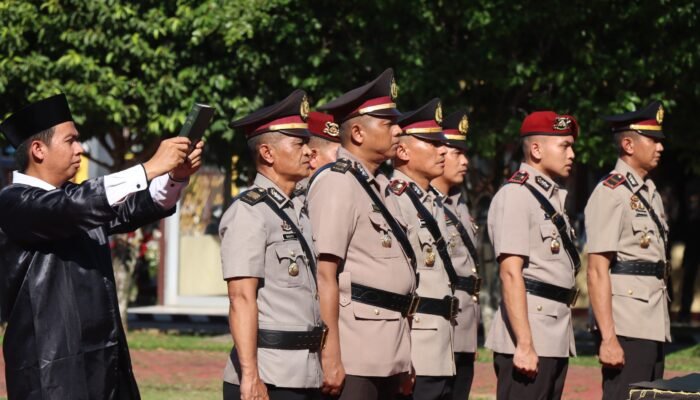 Kapolsek Sungai Pinyuh Berganti, AKP Agus Suryana Resmi Jabat Kapolsek Baru