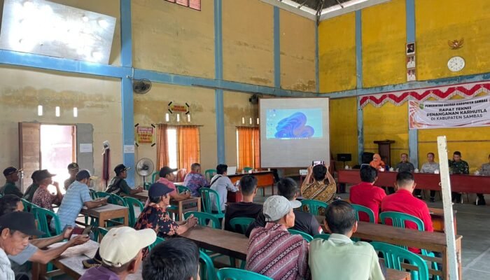 BPBD Sambas Petakan Peralatan dan Titik Rawan Karhutla di Semata Kecamatan Tangaran