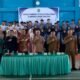 Kegiatan sosialisasi dan pendidikan politik oleh Kesbangpol Sambas di Kecamatan Tangaran.