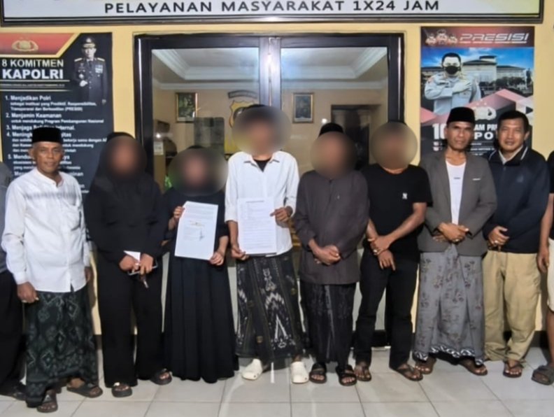 Hasil mediasi kasus dugaan asusila di Polsek Sungai Pinyuh para pihak sepakat berdamai.