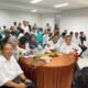 Sekretaris Dinas Perikanan Peternakan dan Kesehatan Hewan Kabupaten Sambas, Junihardy menghadiri peresmian Kopdes Merah Putih di Tekarang.